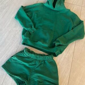 SET Active Emerald Green Hoodie and Joggers